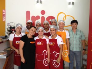 Equipe Iris Massas Rotisserie, em Mogi das Cruzes